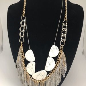 Mia Croft by Kim Min Sun double necklace